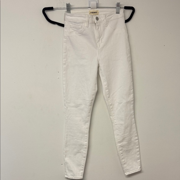 L'AGENCE Women's Crisp White Skinny Jeans - Picture 1 of 5